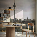 Misty Tower Skyline Mural Wallpaper - room preview 04