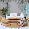 Structure of Trees Mural Wallpaper - room preview 04
