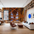 Sunset Truss Mural Wallpaper - room preview 04