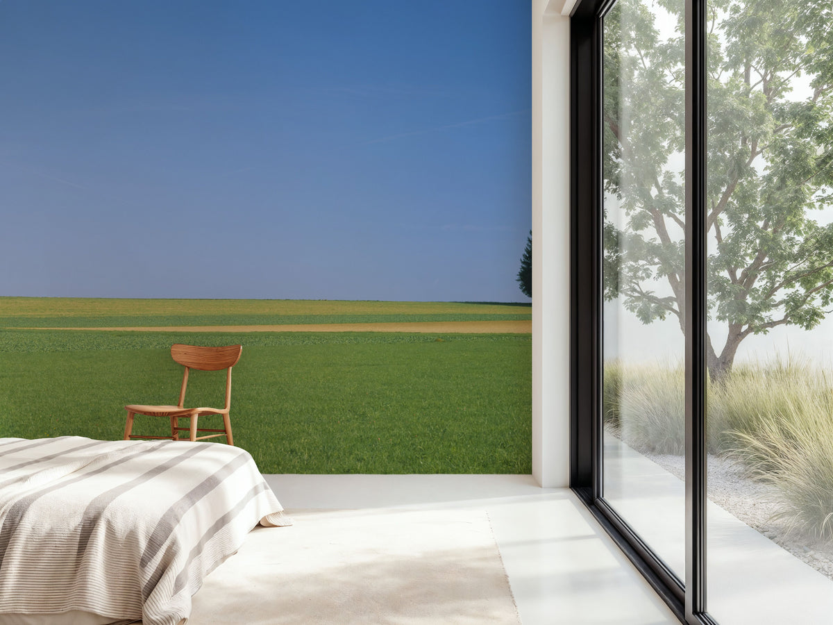 Serene Meadow Vista Mural Wallpaper - room preview 04