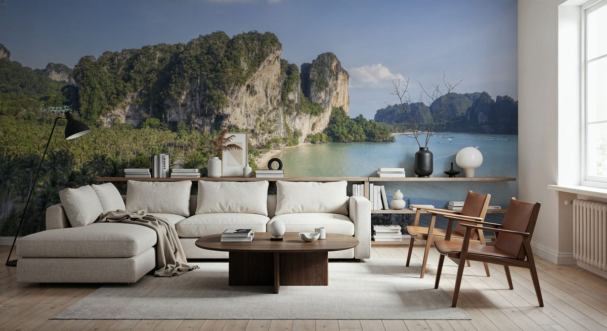 Turquoise Cove Mural Wallpaper - room preview 04