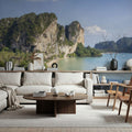 Turquoise Cove Mural Wallpaper - room preview 04