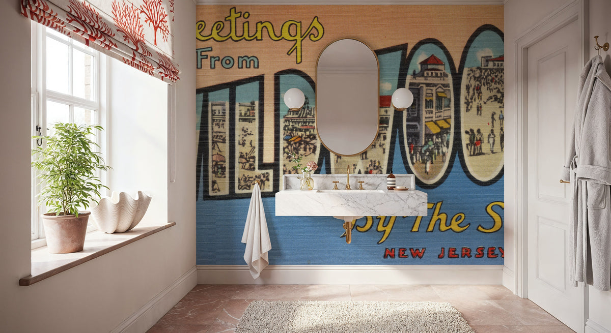 Greetings From Wildwood Mural Wallpaper - room preview 04