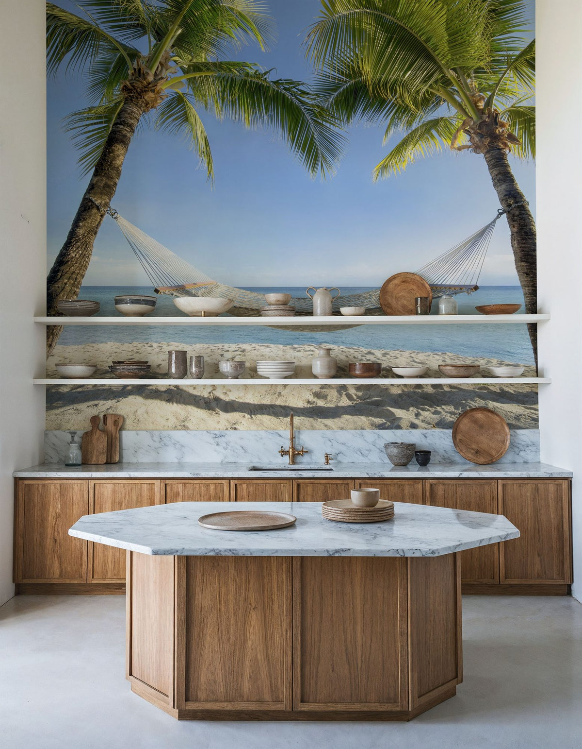 Hammock Beach Mural Wallpaper - room preview 04
