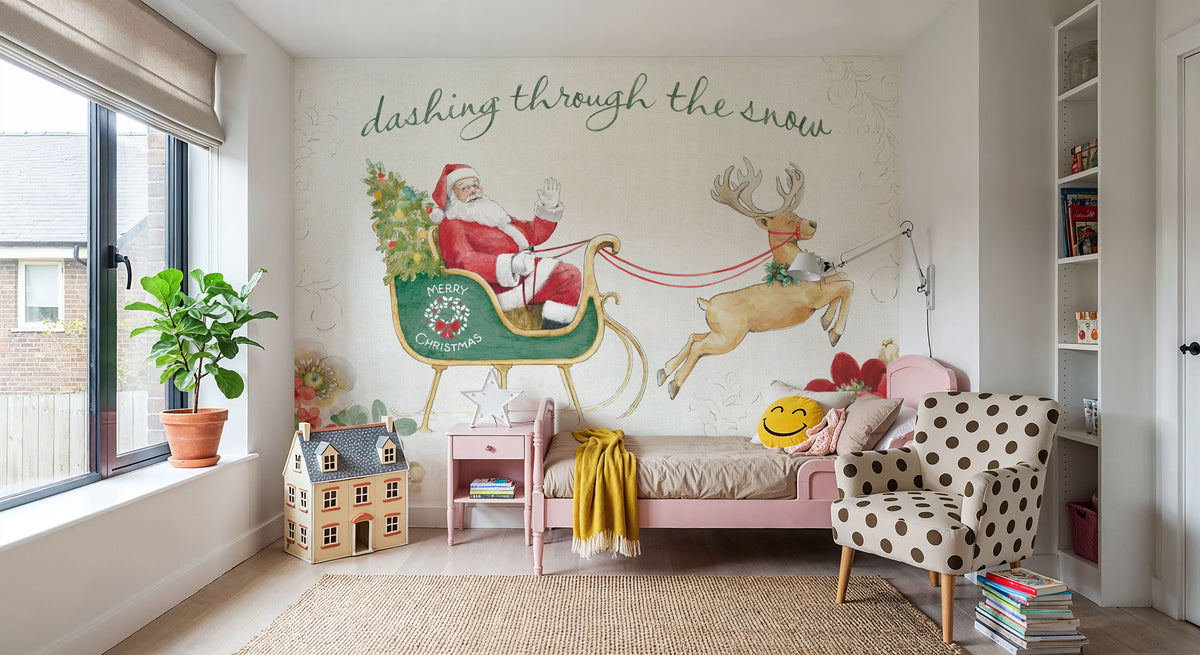 Holiday Traditions I Mural Wallpaper - room preview 04