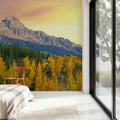 Golden Mountain Majesty Mural Wallpaper - room preview 04