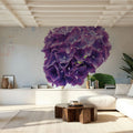 Bright Purple Hydrangea Mural Wallpaper - room preview 04