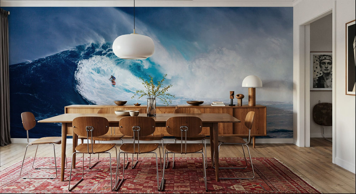 Big Wave Surfer Mural Wallpaper - room preview 05