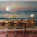 Sunset At the North Sea Coast Mural Wallpaper - room preview 04