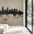 Perth Australia Skyline Concrete Mural Wallpaper - room preview 04