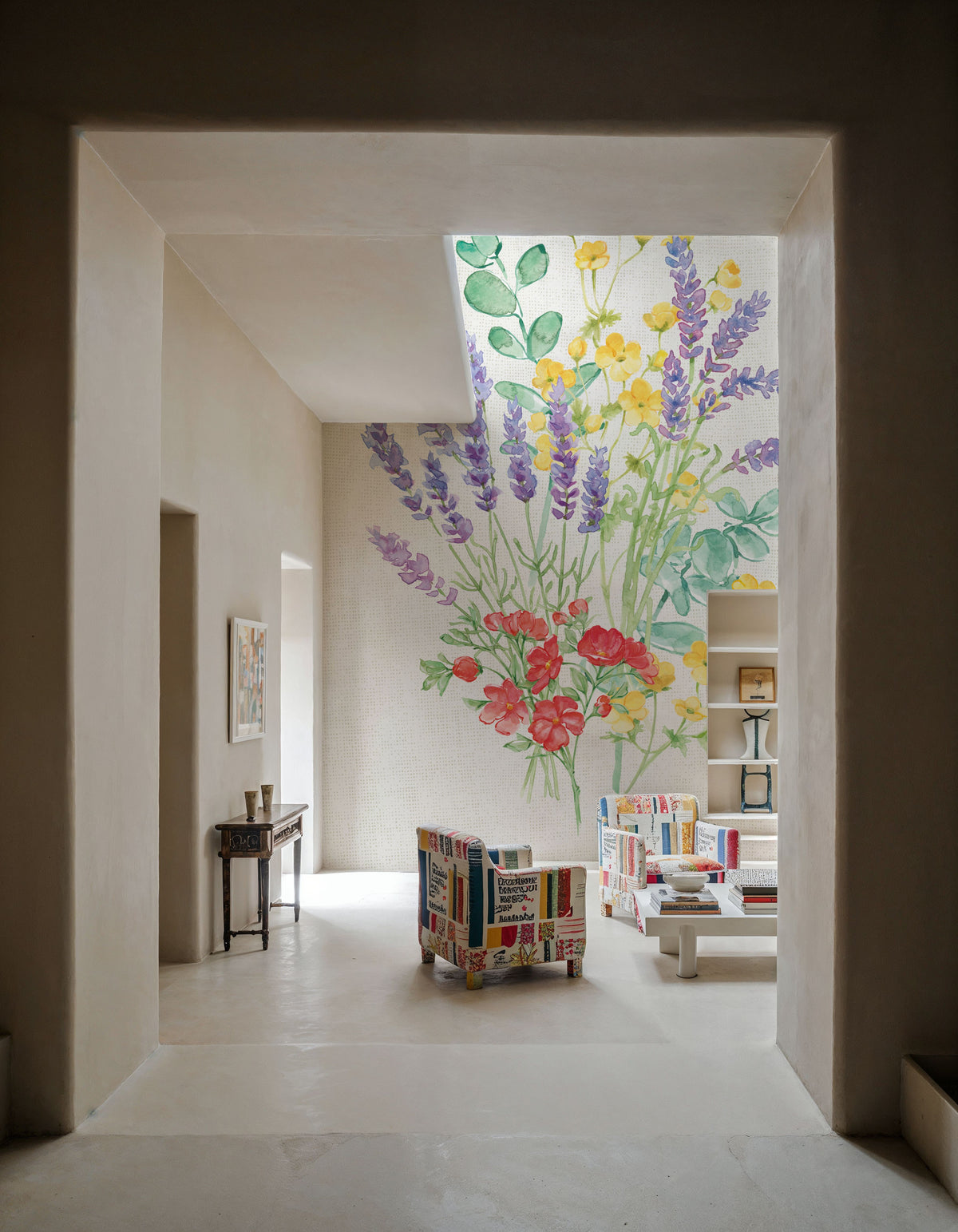 Fresh Floral III Mural Wallpaper - room preview 04