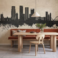 Dhaka Bangladesh Skyline Concrete Mural Wallpaper - room preview 04
