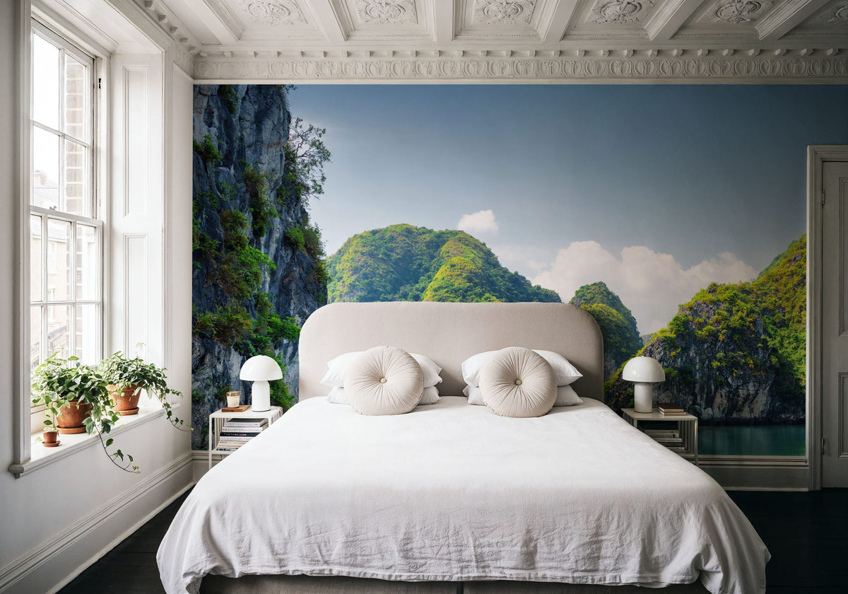 Tropical Bay Mural Wallpaper - room preview 04