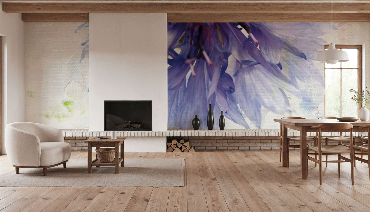 Wonderful Wildflowers X Mural Wallpaper - room preview 04