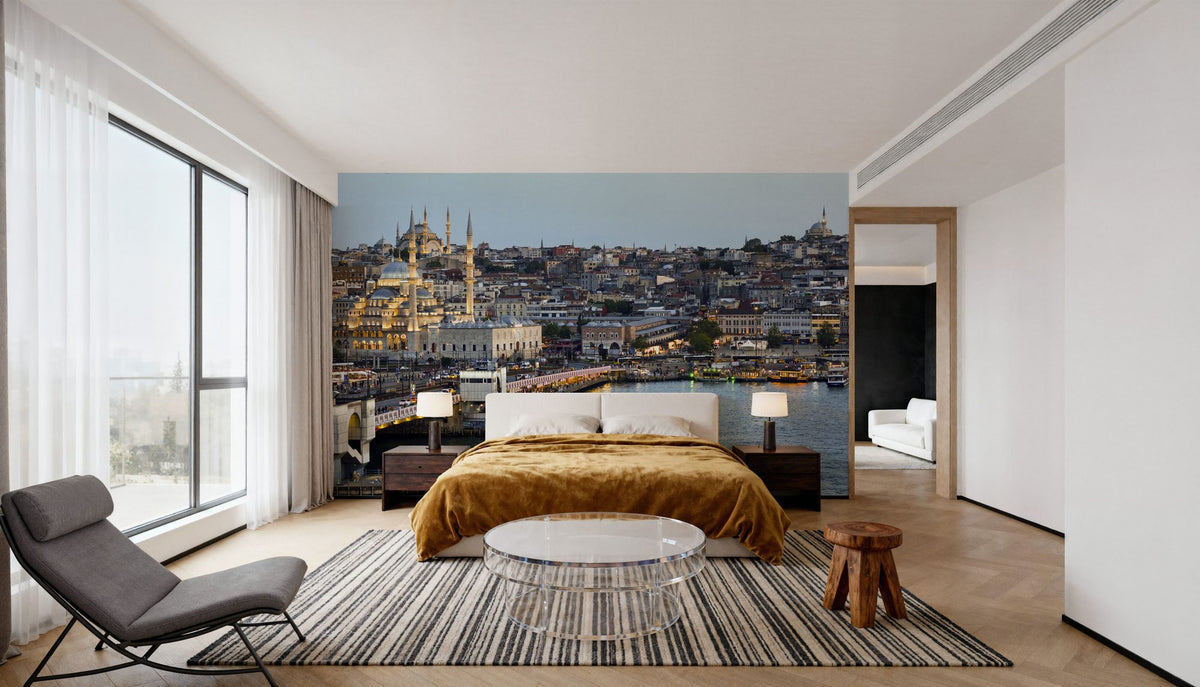 Istanbul Twilight Mural Wallpaper - room preview 04