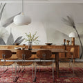 Floral Watercolor Abstract Green Mural Wallpaper - room preview 04
