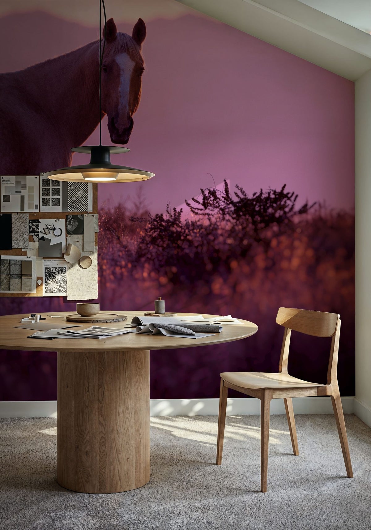 Sharing a Sunset Mural Wallpaper - room preview 04
