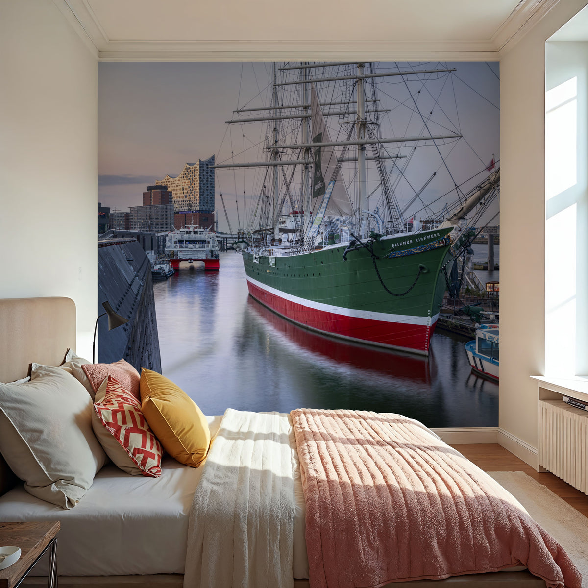 Harbor Berth Mural Wallpaper - room preview 04