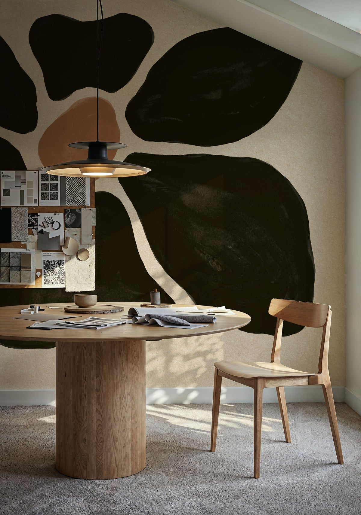 Mod Floral I Mural Wallpaper - room preview 04