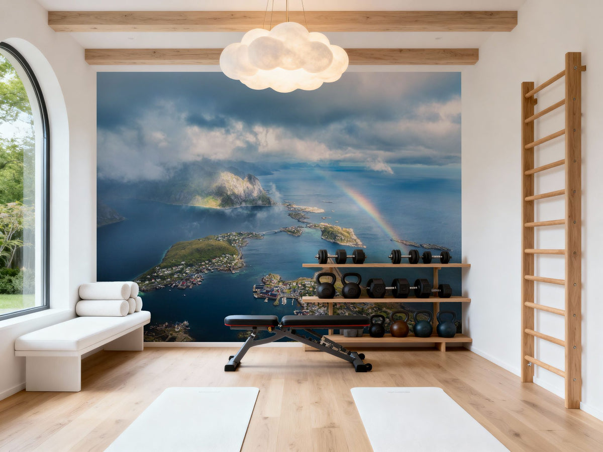 Lofoten Rainbow Mural Wallpaper - room preview 04