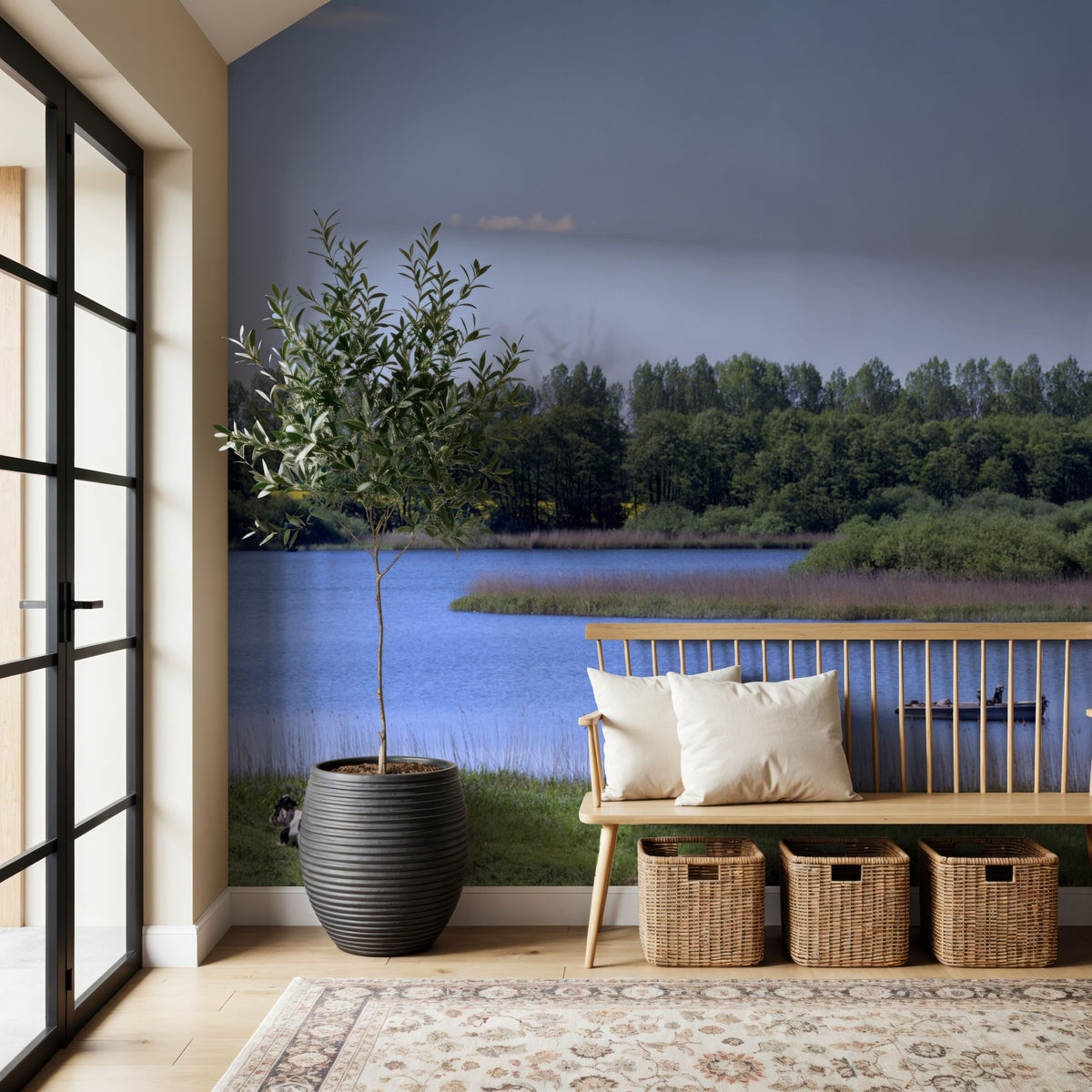 Lakeside Companions Mural Wallpaper - room preview 04