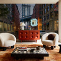 Manhattan Bridge From Dumbo Mural Wallpaper - room preview 04