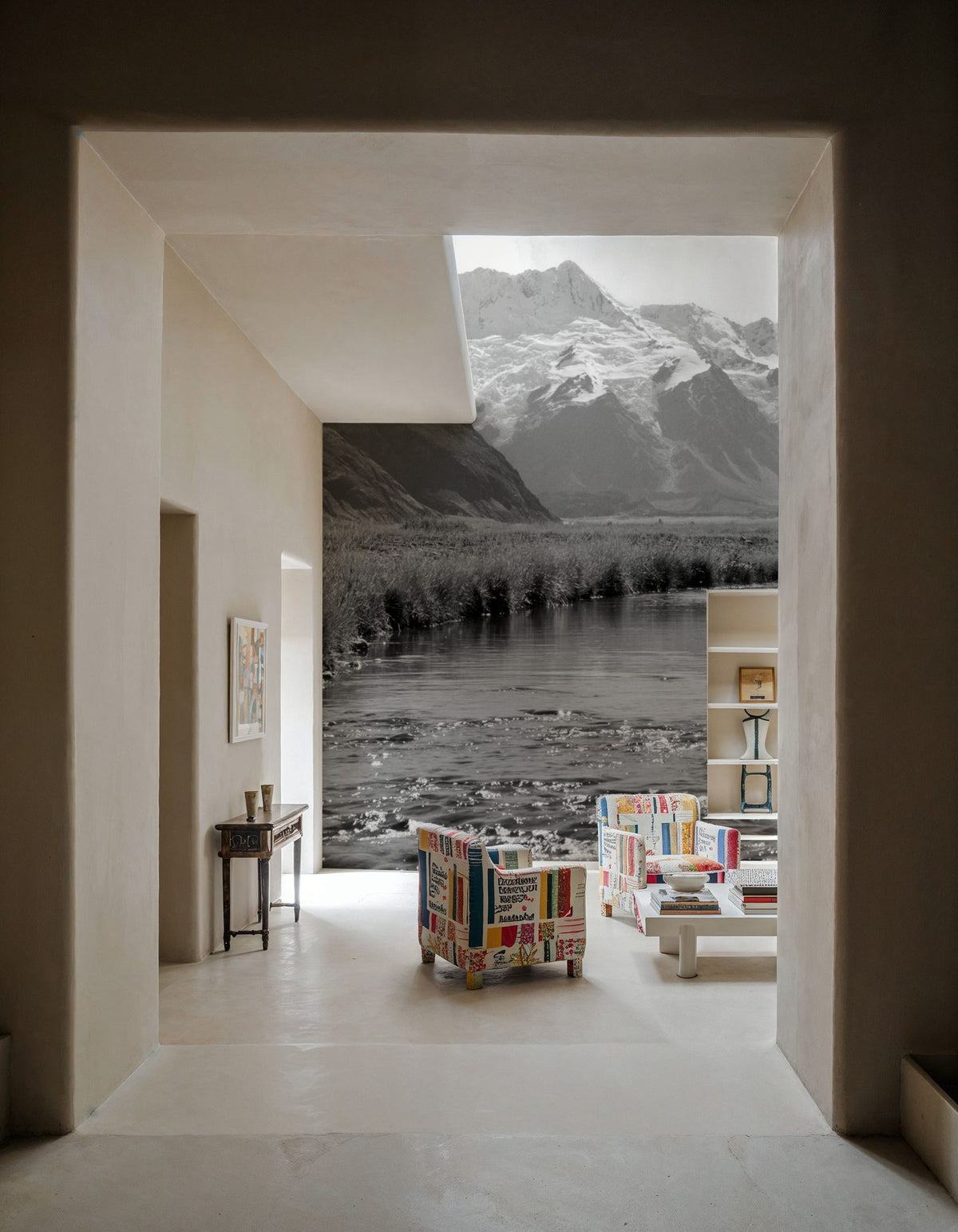 Mountain Stream Serenity Mural Wallpaper - room preview 04