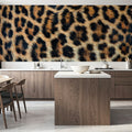 Leopard Fur Mural Wallpaper - room preview 04