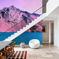 Pink Mountain Mural Wallpaper - room preview 04