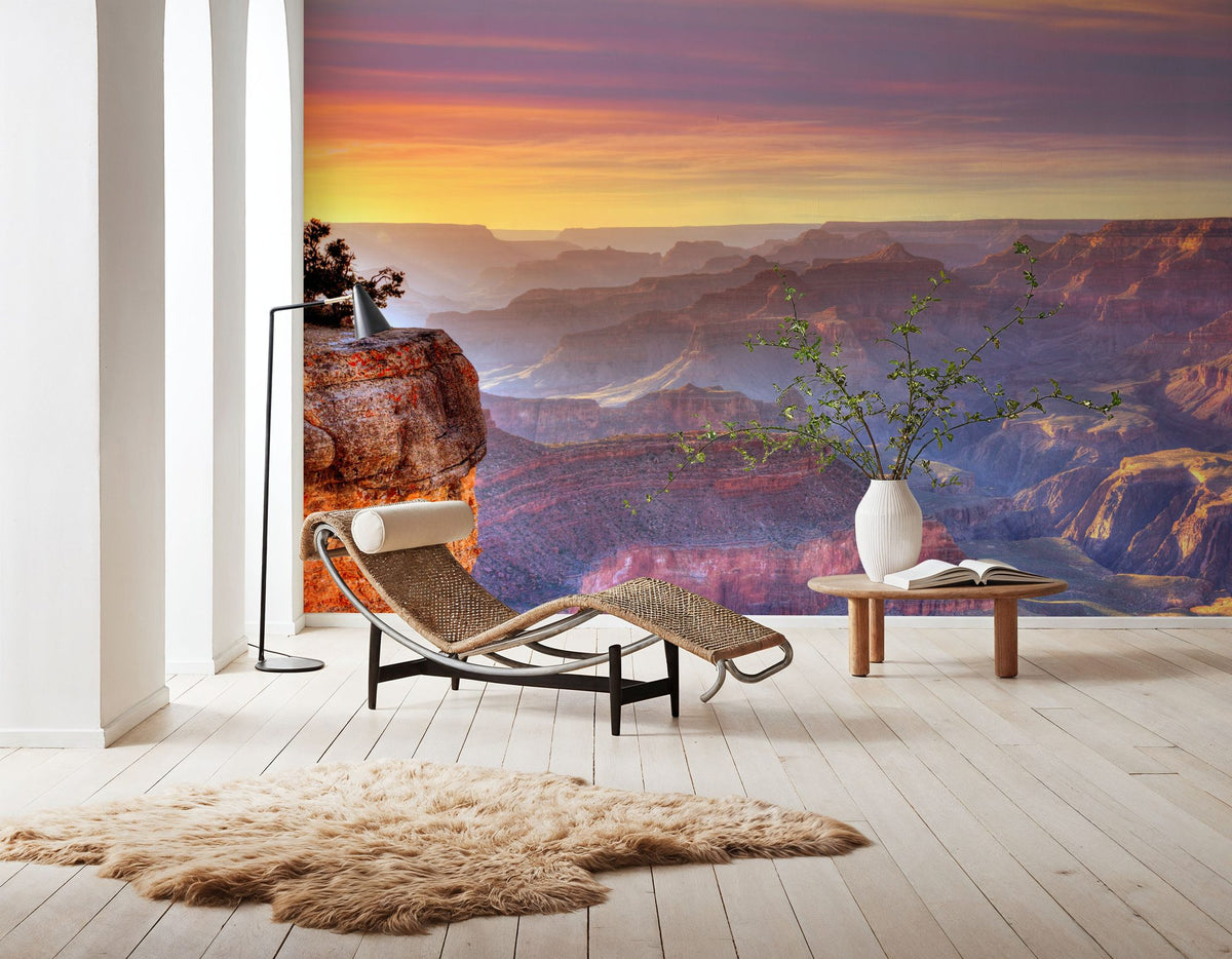 Grand Canyon Sunset Colors Mural Wallpaper - room preview 04