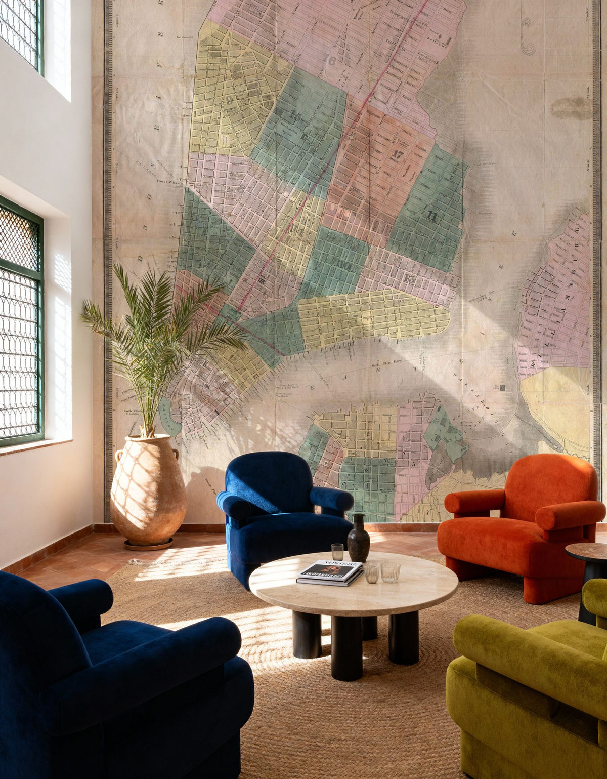 Dwellpaper Burr's New York City Map 1835 Mural Wallpaper image 4