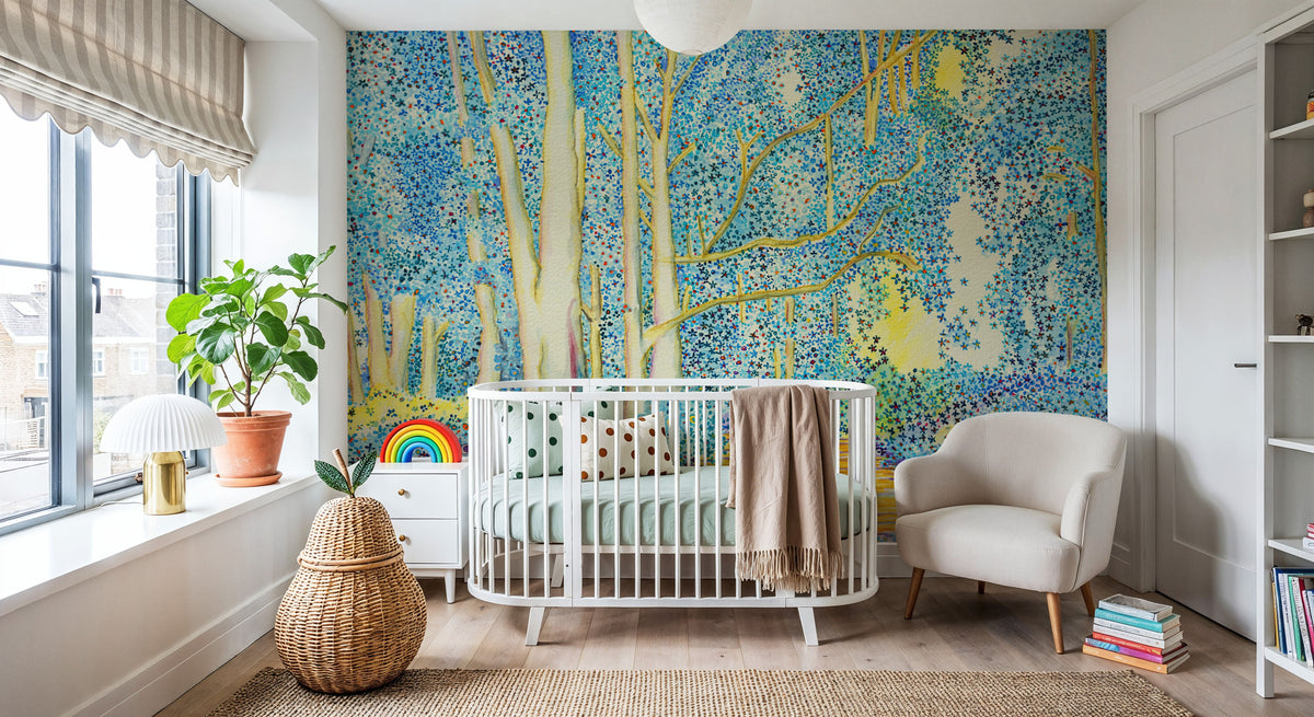 Celestial Grove Mural Wallpaper - room preview 04