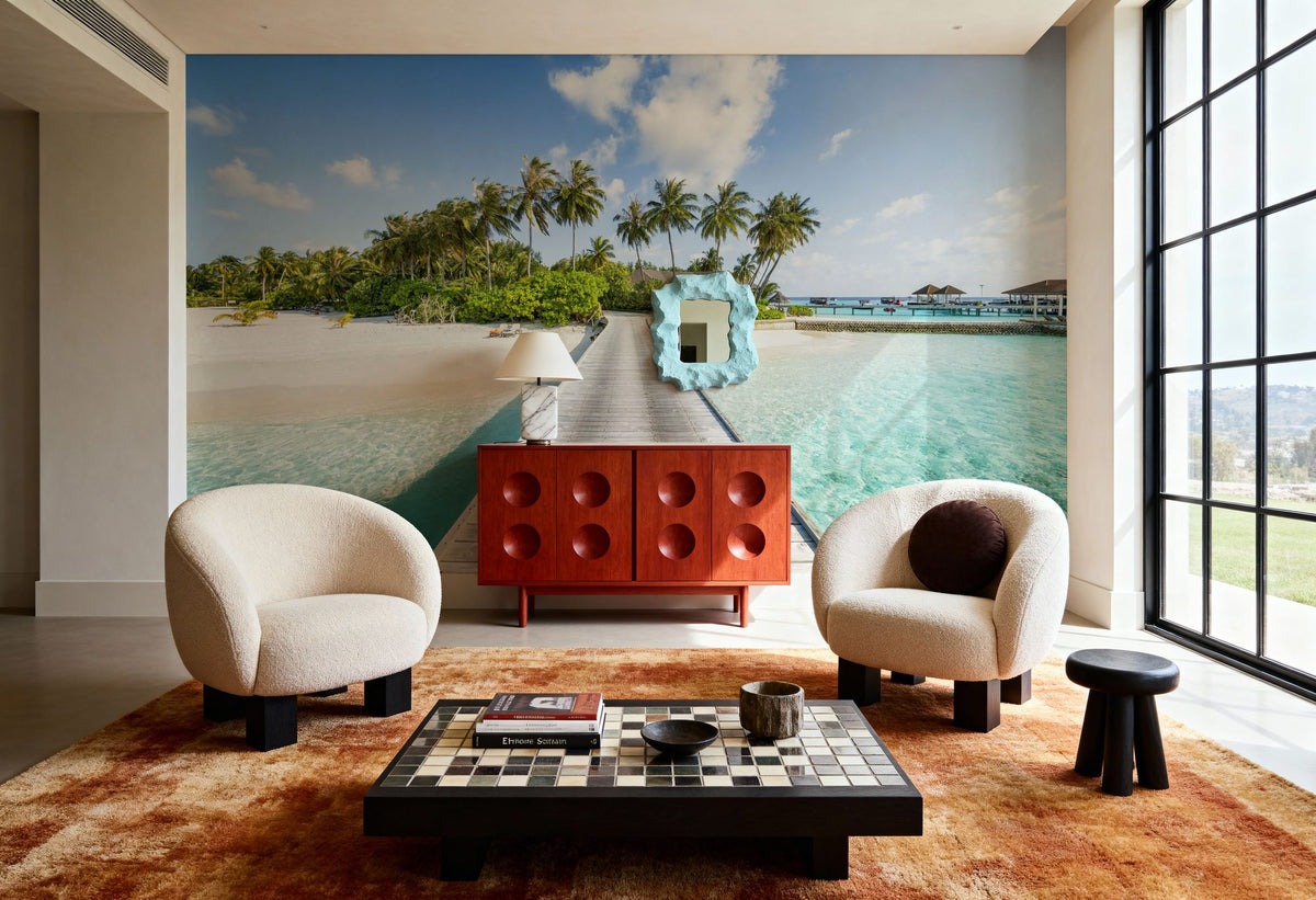 Luxury Beach Mural Wallpaper - room preview 04