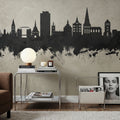 Rostock Germnay Skyline Concrete Mural Wallpaper - room preview 04