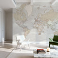 World Map Cities - Lucille Mural Wallpaper - room preview 04