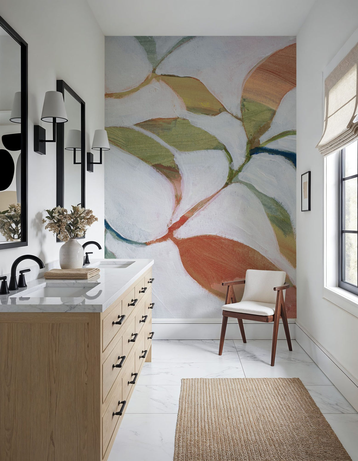 Plant Care III Rust Mural Wallpaper - room preview 04