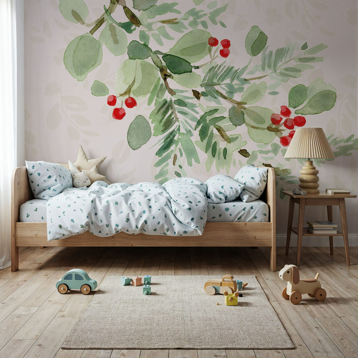 Nordic Winter V Mural Wallpaper - room preview 04