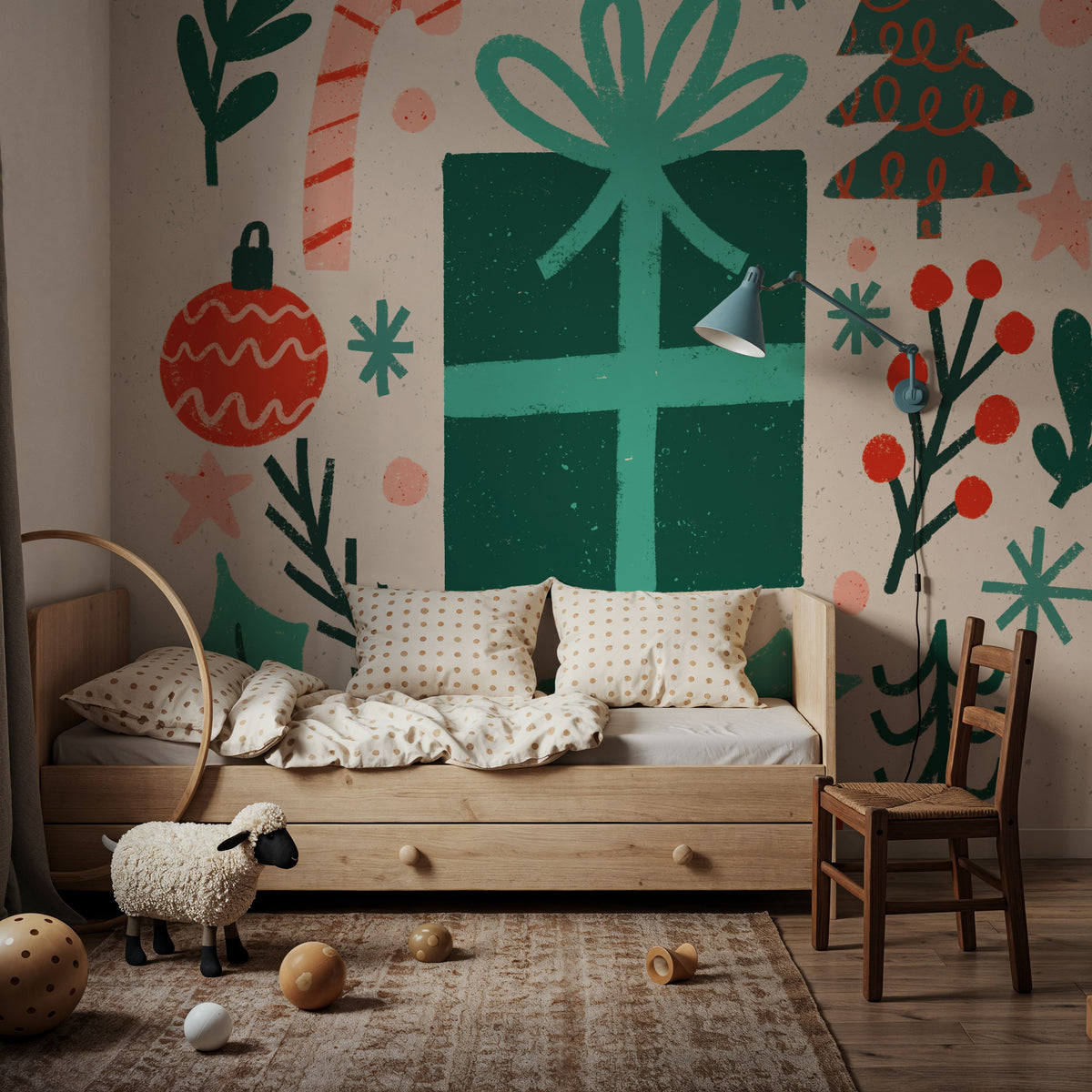 Warm Wishes I Mural Wallpaper - room preview 04