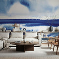 Ocean Blue Pt.2 Mural Wallpaper - room preview 04
