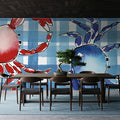 Coastal Cuisine II Mural Wallpaper - room preview 04