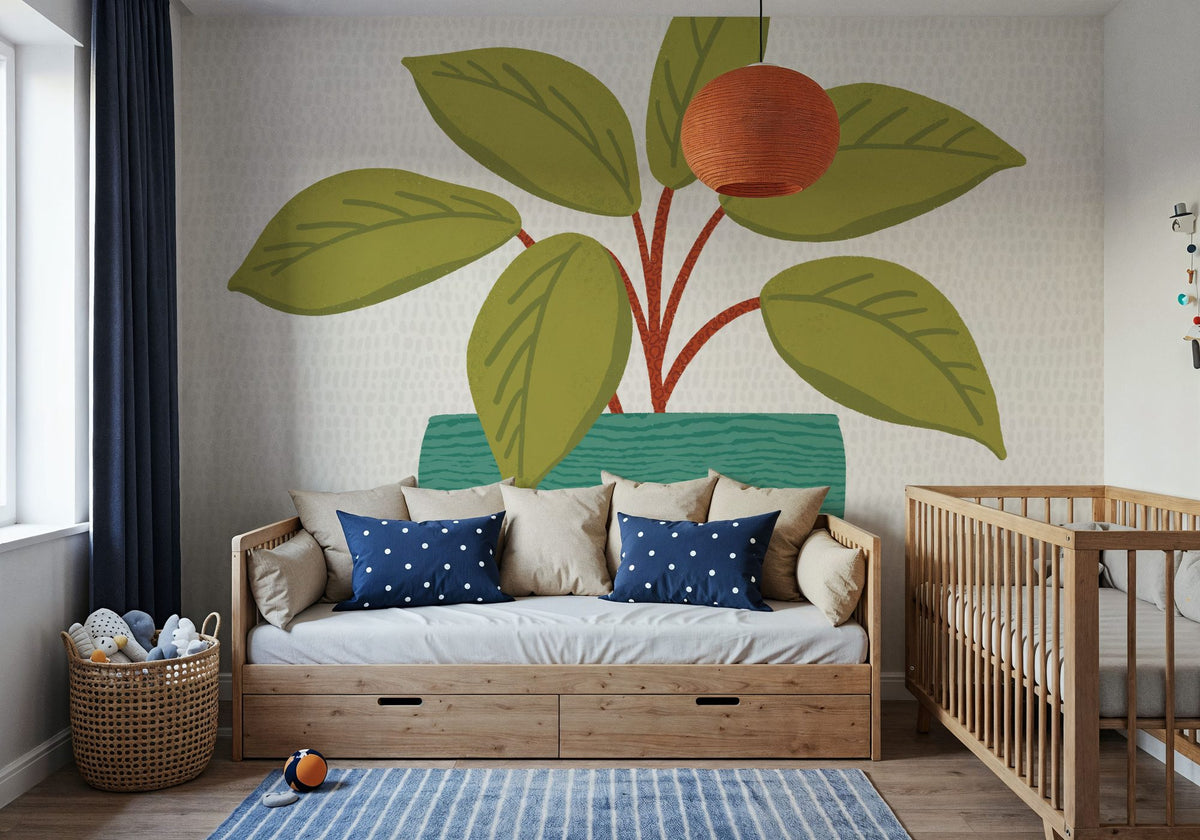 Potted Plant VIII Mural Wallpaper - room preview 04