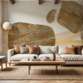 Metallic Texture Tall III Mural Wallpaper - room preview 04