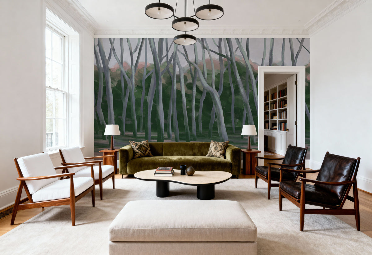 Dune Forest, Dusk Mural Wallpaper - room preview 04