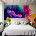 Rainbow Explosion Mural Wallpaper - room preview 04
