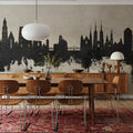 Wroclaw Poland Skyline Concrete Mural Wallpaper - room preview 04