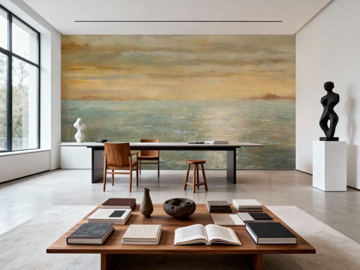 Serene Sea Mural Wallpaper - room preview 04
