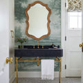 Riverbank Oak Landscape, Forest Green Mural Wallpaper - room preview 04