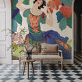 Vintage Fashion Cover III Mural Wallpaper - room preview 04