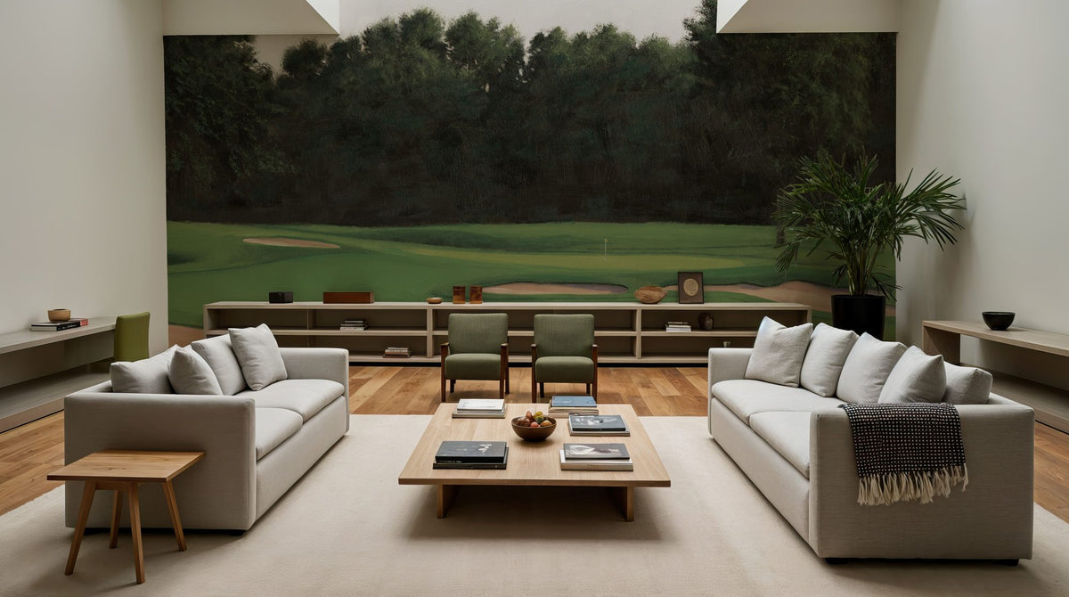 The Fairway IV Mural Wallpaper - room preview 04