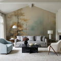 Painted Woodland Mural Wallpaper - room preview 04